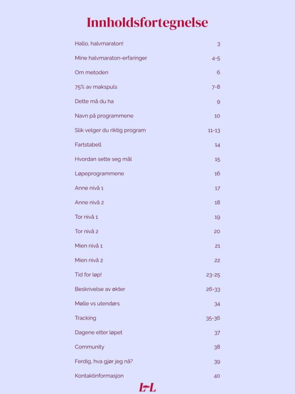 Halvmaraton 5-7 økter i uken - Bilde 2