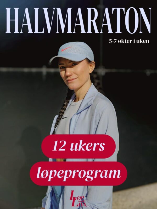 Halvmaraton 5-7 økter i uken
